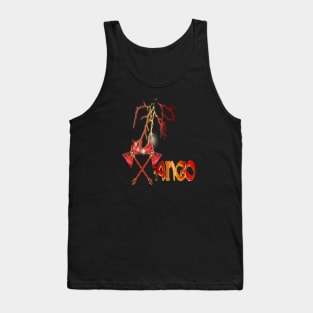 Xango - Monogram Double thunder axe with Lightning Bolt (Tall) Tank Top